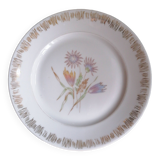 6 70s porcelain dessert plates