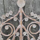 Rattan headboard