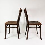 Pair of wooden Art Deco chairs, Thonet, Germany, 1930s.