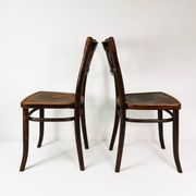 Paire de chaises Art Déco en bois, Thonet, Allemagne, années 1930.