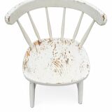 Set of 4 vintage Scandinavian solid wood chairs