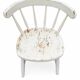 Set of 4 vintage Scandinavian chairs in solid wood.