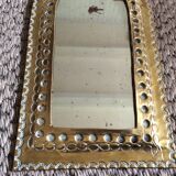 Brass mirror