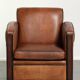 Very interesting sheepskin Art Deco design armchair with a great design