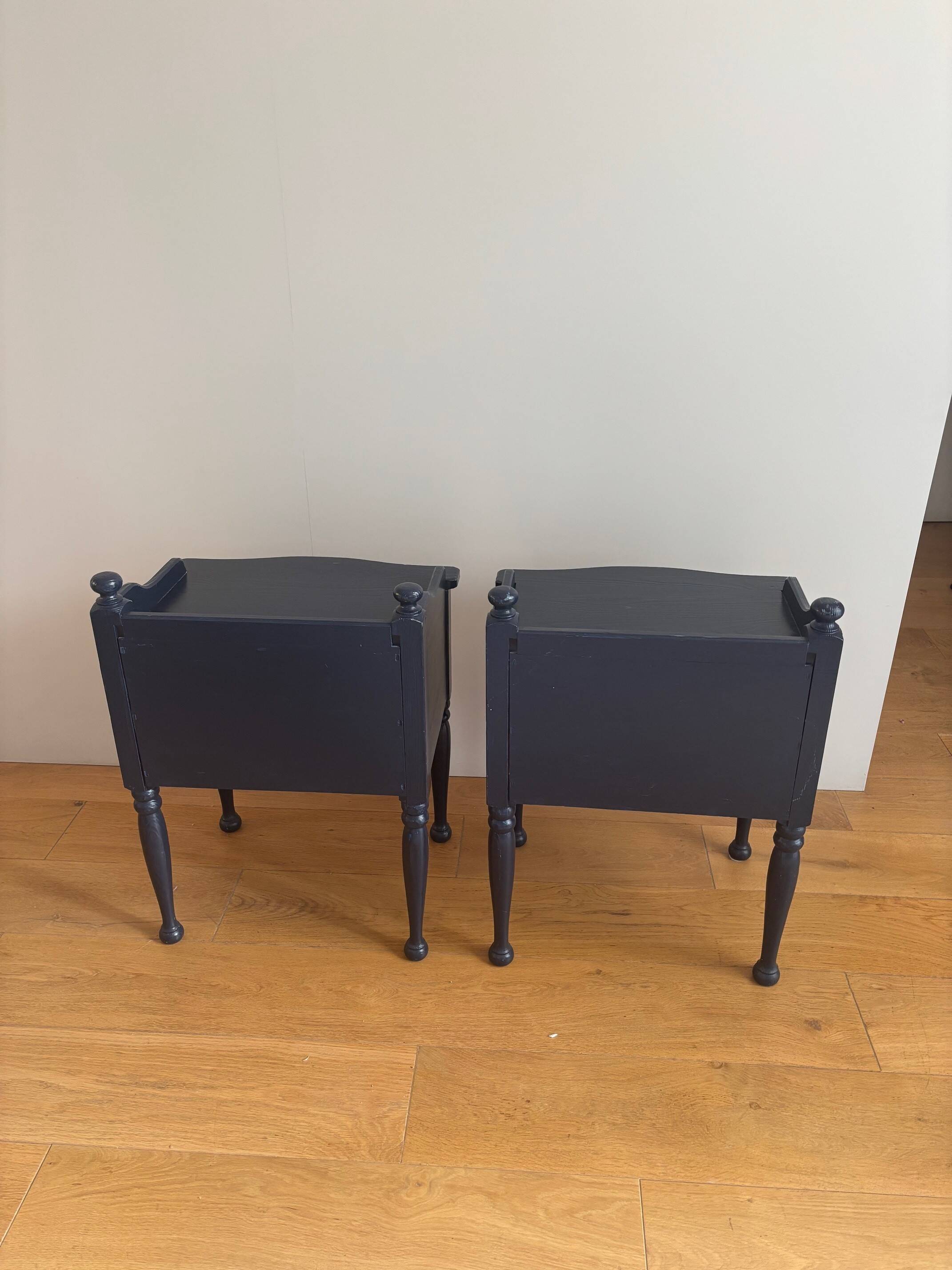 2 bedside tables - Sweden 70s/80s