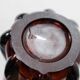 Vintage amber glass vase 1970
