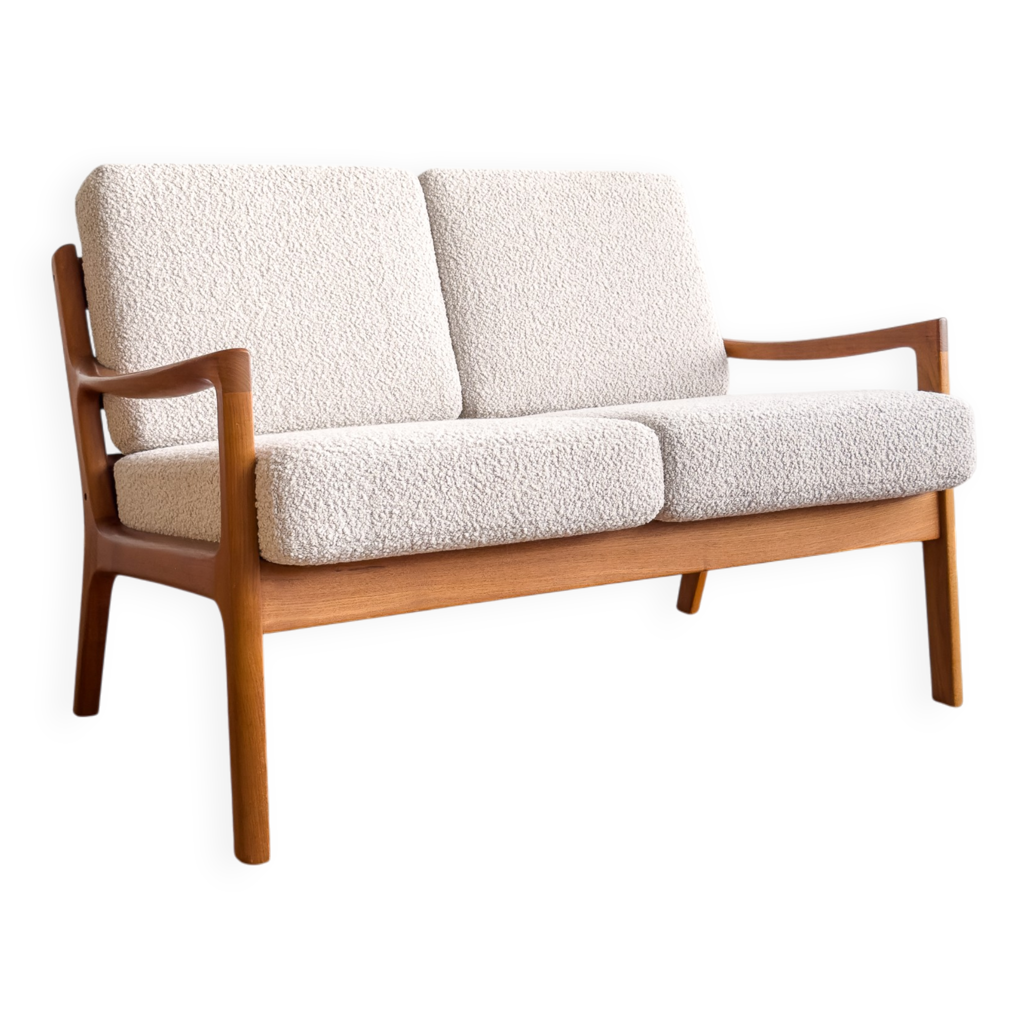 Canapé deux places, Ole Wanscher pour France & Son, série Senator, en teck