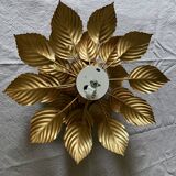 Ceiling lamp or golden flower sconce
