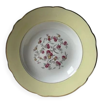 Set of 10 hollow plates Lunéville