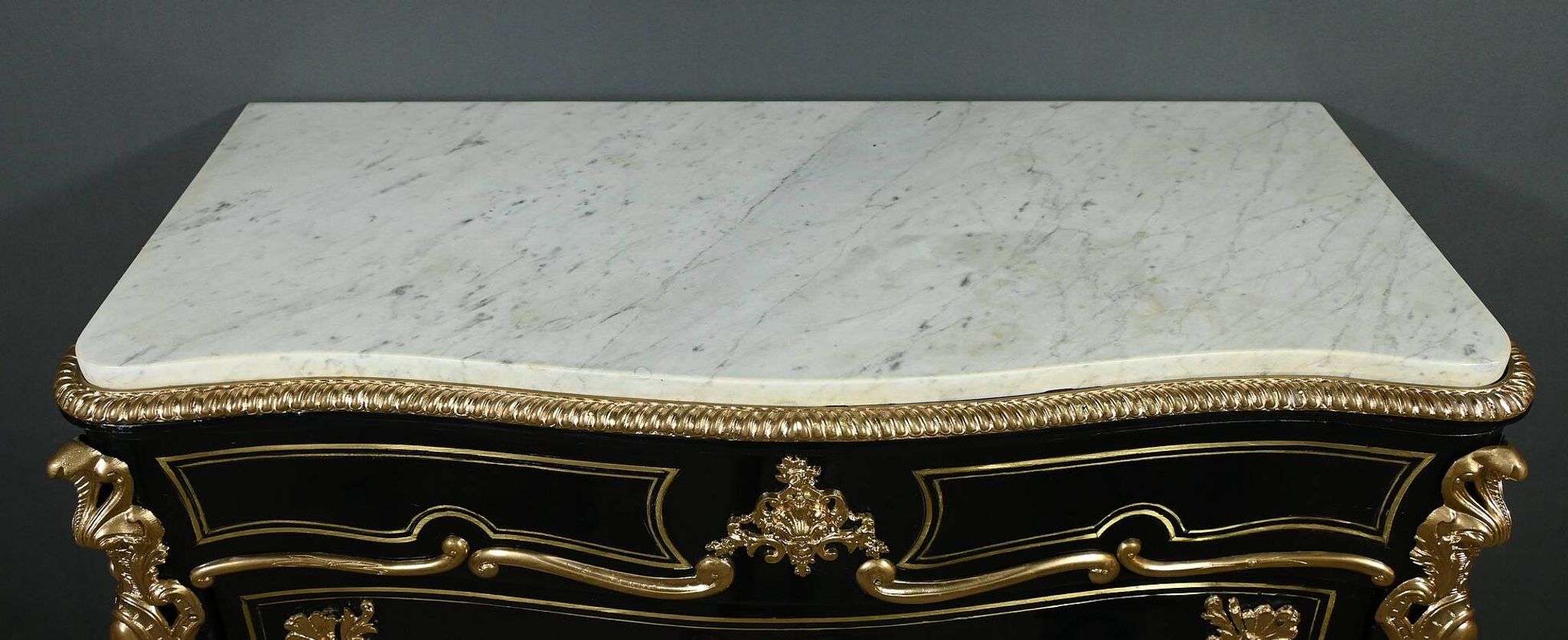Support Furniture in Blackened Pear Wood, Napoleon III Period – Mid 19th Century