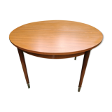 Round table expandable dining table