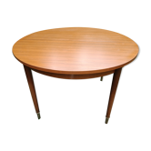 Round table expandable dining table