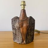 Sandstone lamp in the shape of a woman's bust