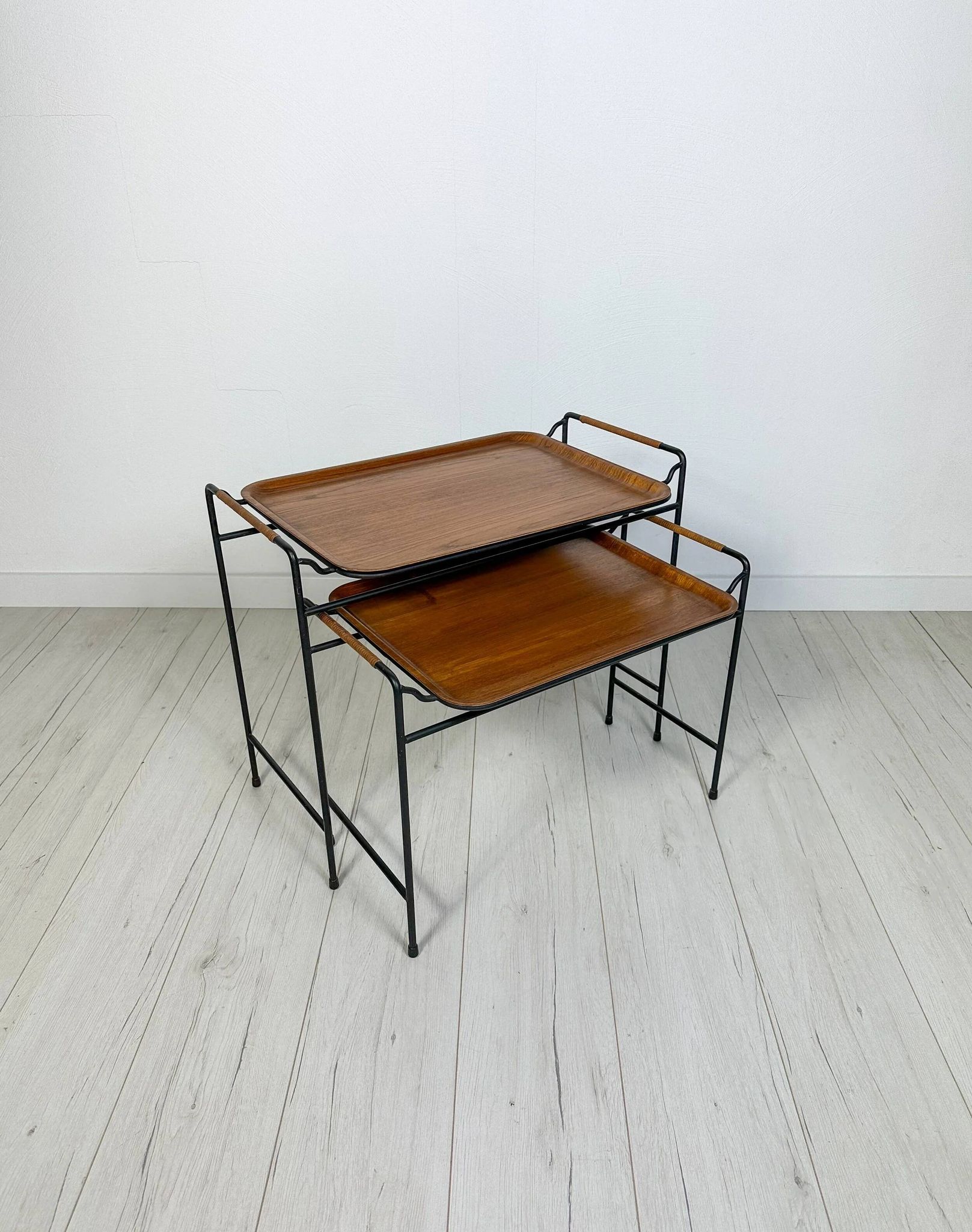1960s Vintage Danish Teak Nesting Tables by Silva