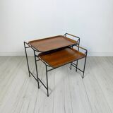 1960s Vintage Danish Teak Nesting Tables by Silva