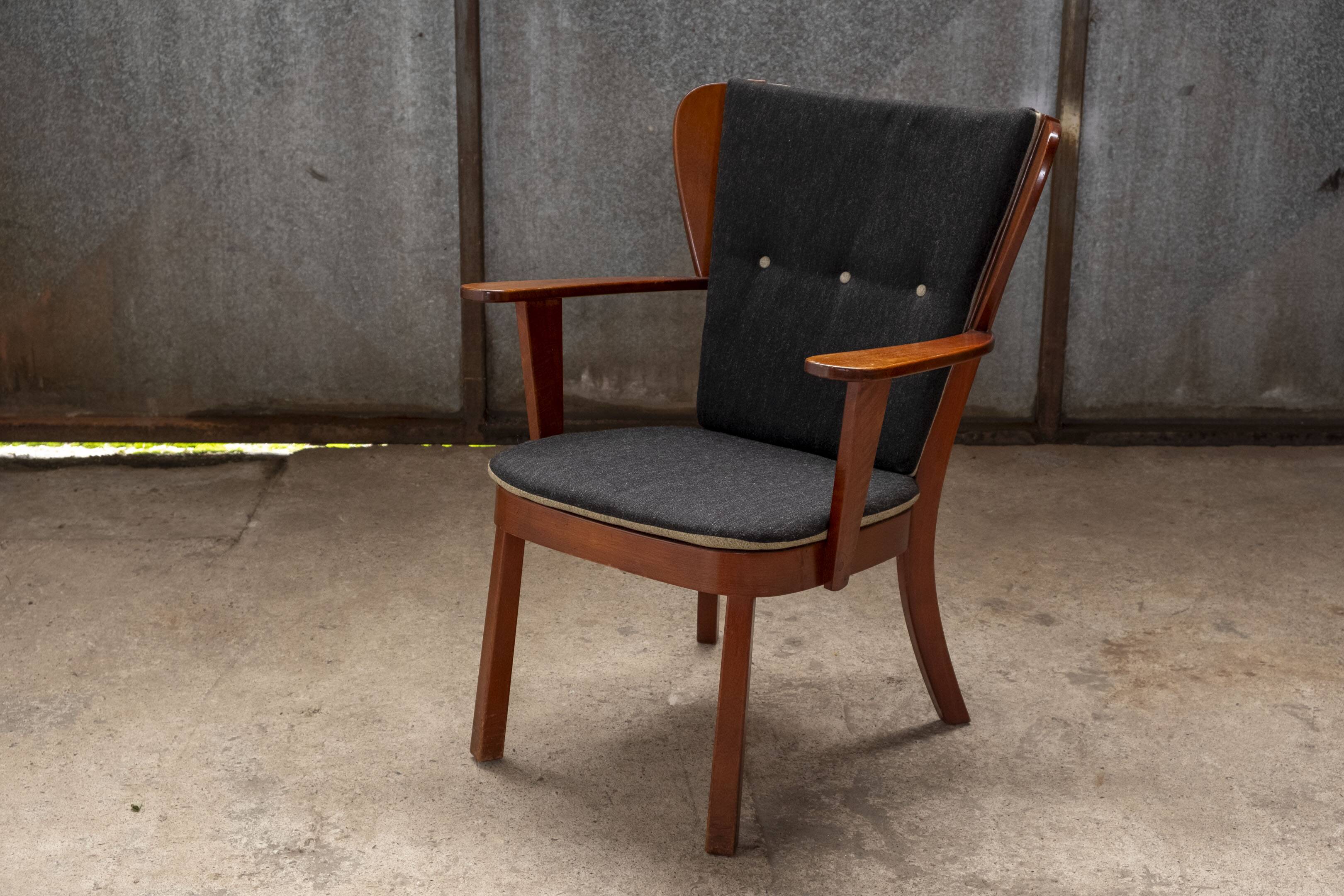 Fauteuil Canada par Christian E. Hansen, par Fritz Hansen, 1944 Danemark