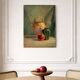 Tableau ancien huile nature morte sur contreplaqué