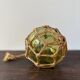 Vintage Bohemian Green Ball Antique Fishing Float