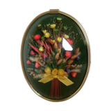 Frame natural dried flowers