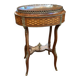 Jardinière in precious wood marquetry, Napoleonic III period, mid-19th century.