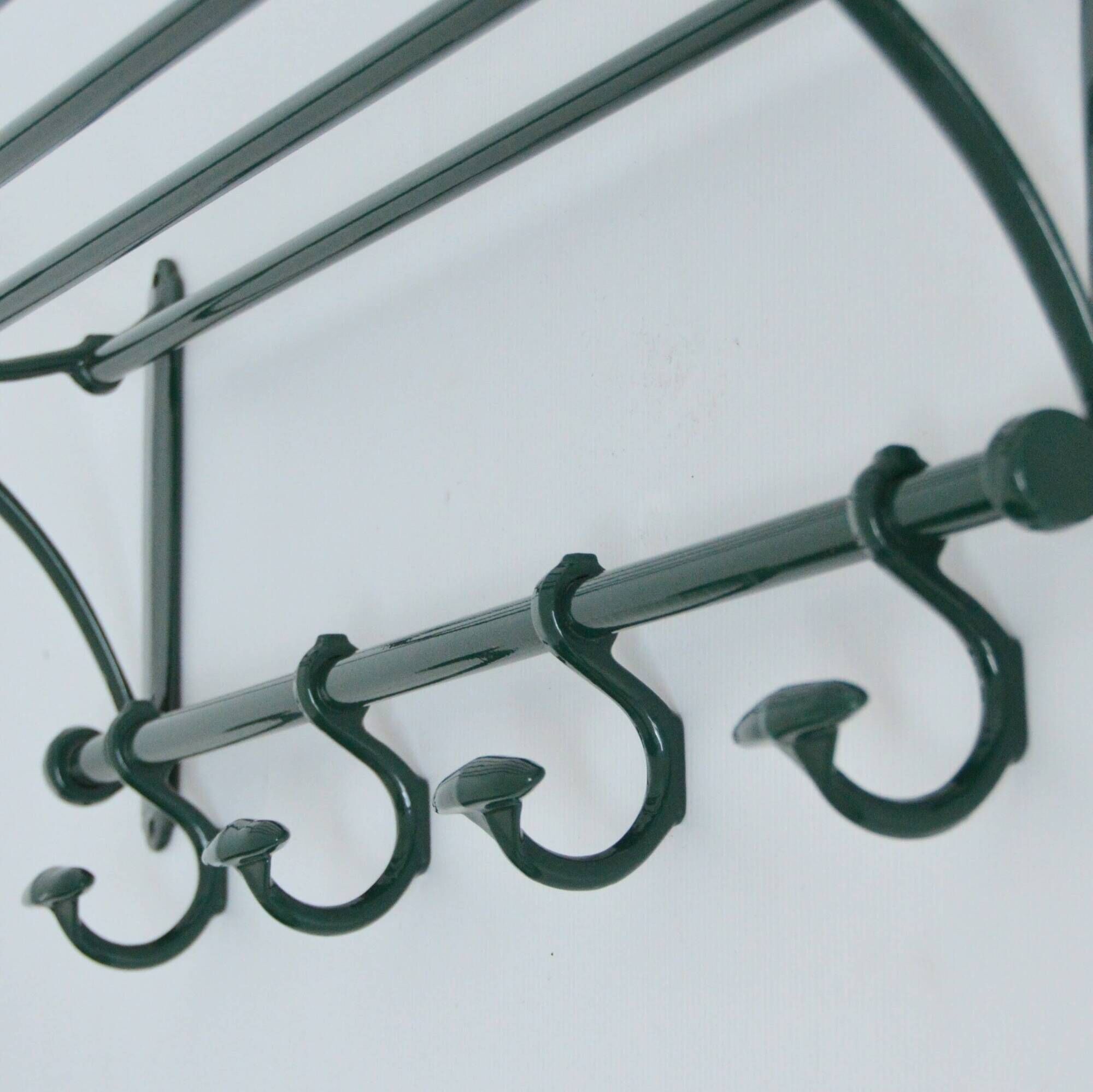Vintage coat rack / hat stand in cast iron, 1930s Art Deco.