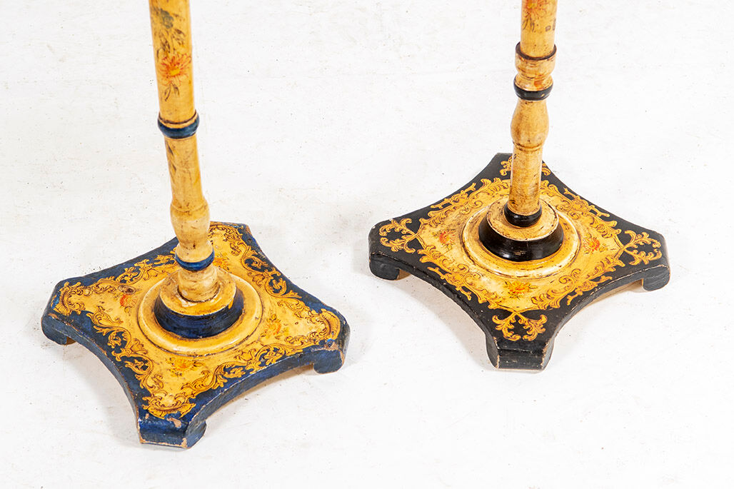 Pair of floor standing ashtrays
