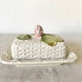 Slush butter dish, water lily