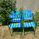 4 vintage folding chairs