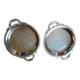 2 original stainless steel dishes