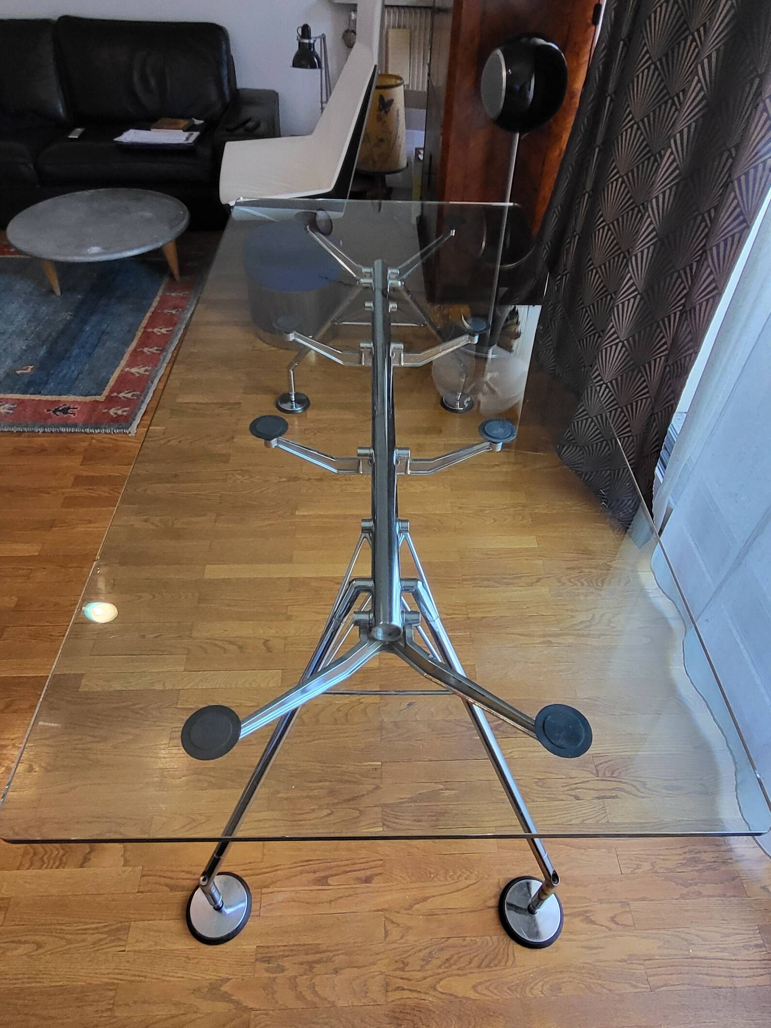 Nomos Sir Norman Foster Design Table by Tecno Italy Mid Century