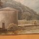 Old watercolour on paper from the early 19th century - landscape