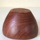 Asymmetrical teak bowl 60 years
