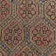 Blue Cream Persian Kilim Runner Rug, 95x313Cm