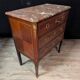 Commode Louis XV en bois de rose avec marbre
