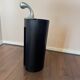 Modernist Italian Metal and Black Abs Umbrella Stand Model Golf by Magis