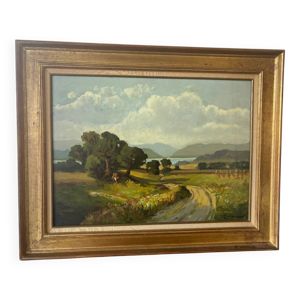 Paysage signé Thomasset