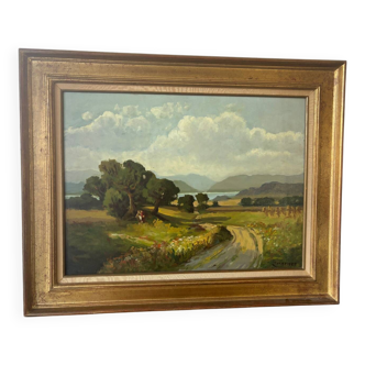 Landscape signed Thomasset