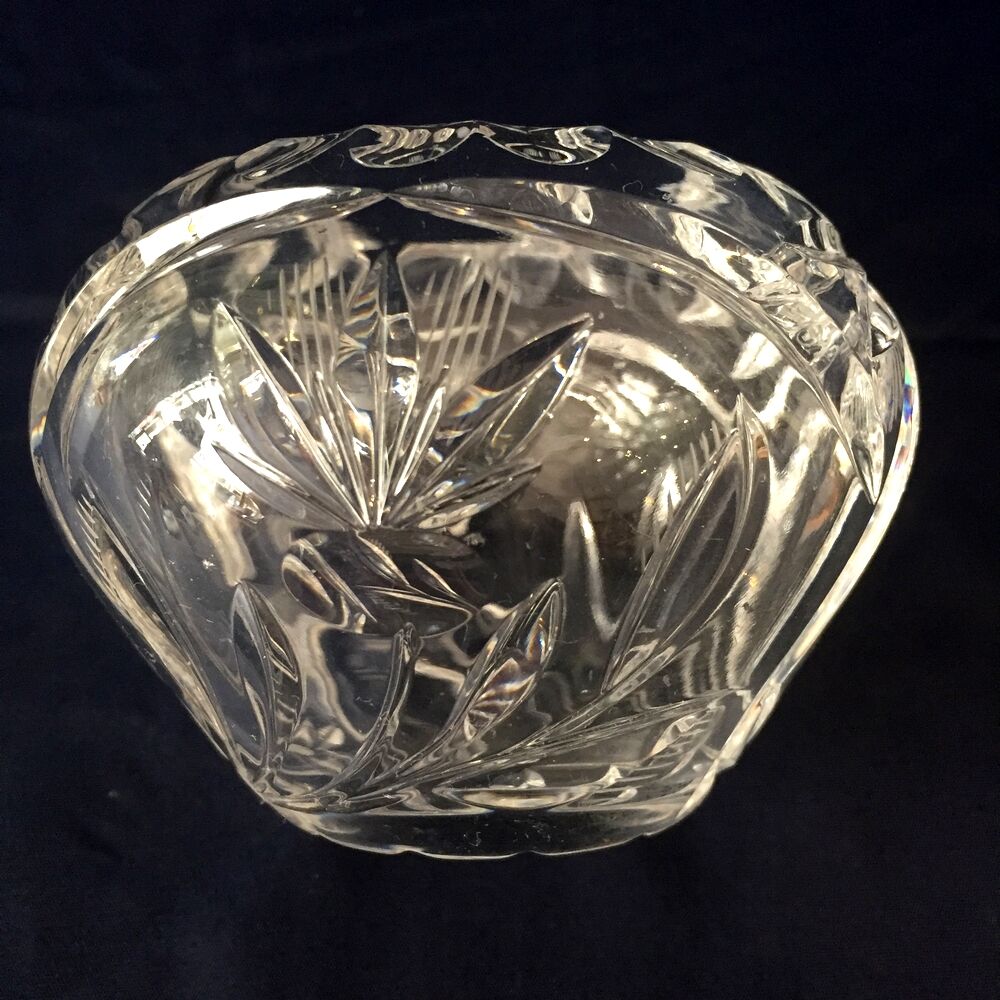 Small crystal vase cut pencil holder flowers of the fields decorative vase