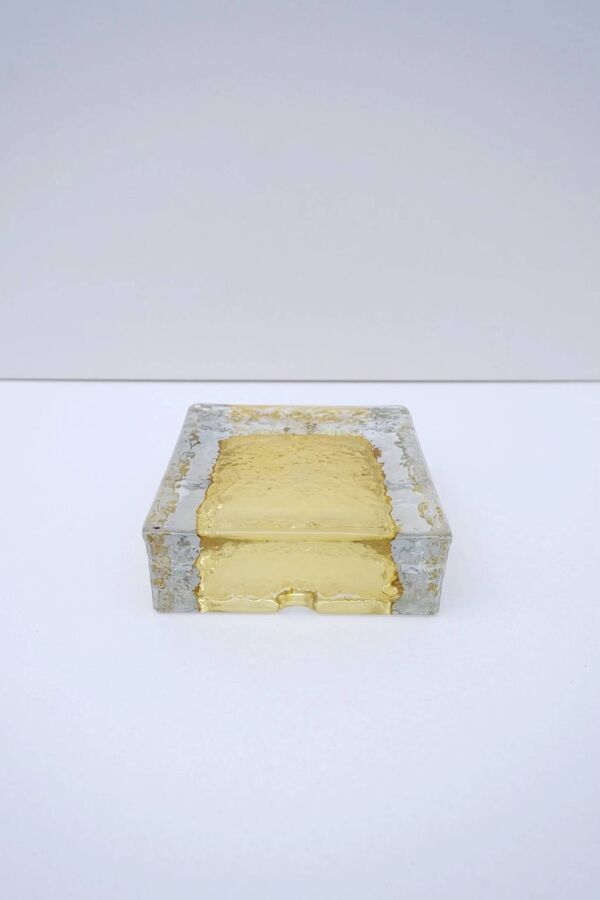 Vide poche en verre moulé, 1970