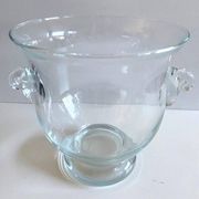 Gros Seau à Champagne ou Glace Rafraichissoir Vase Terrarium Verre Soufflé