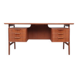 Omann Jun teak desk model 75, 1960s