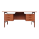Omann Jun teak desk model 75, 1960s