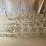 Service of crystal glasses from Wien brand Josephinehütte