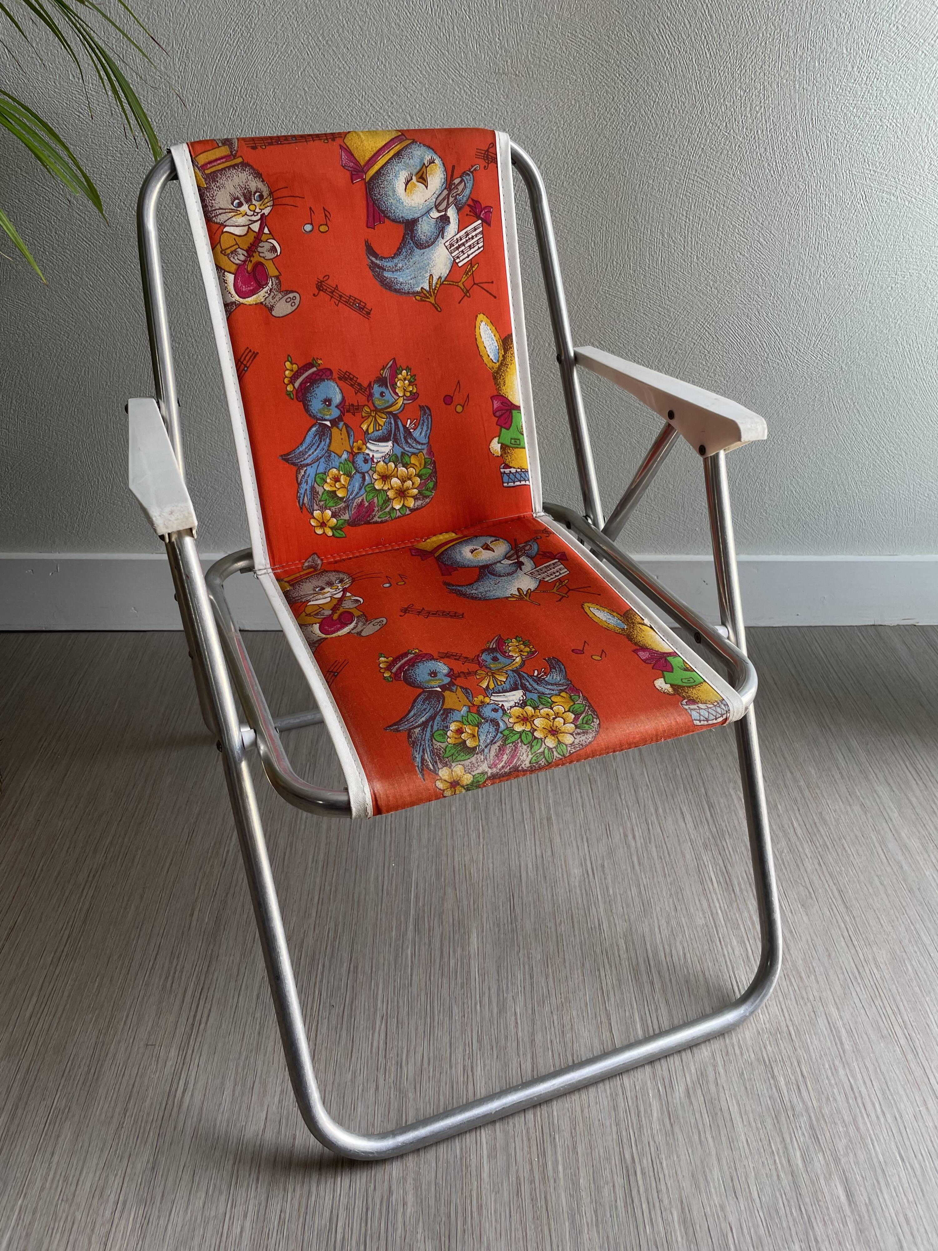 Vintage children's camping chair