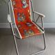 Vintage children's camping chair