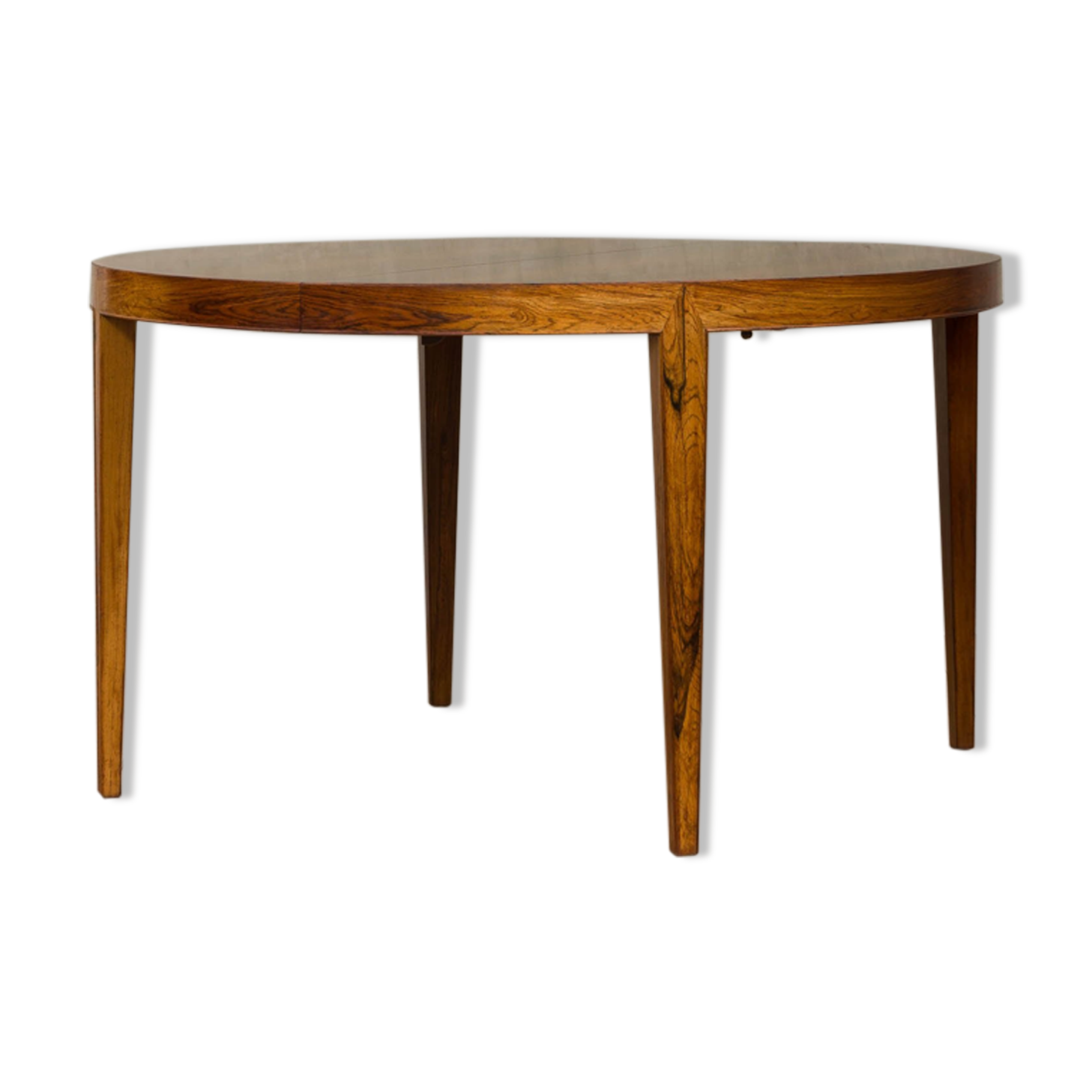 Rosewood extendable dining table by Severin Hansen for Haslev Møbelsnedkeri, 1960s