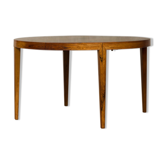 Table à manger extensible en palissandre par Severin Hansen pour Haslev Møbelsnedkeri, années 1960