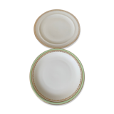 Two plates Limoges porcelain