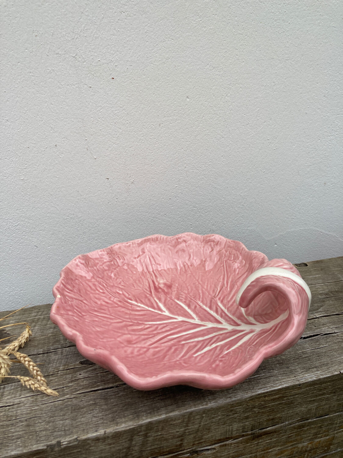 Slip pink cabbage leaf flat empty pocket