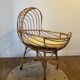 Cradle in rattan